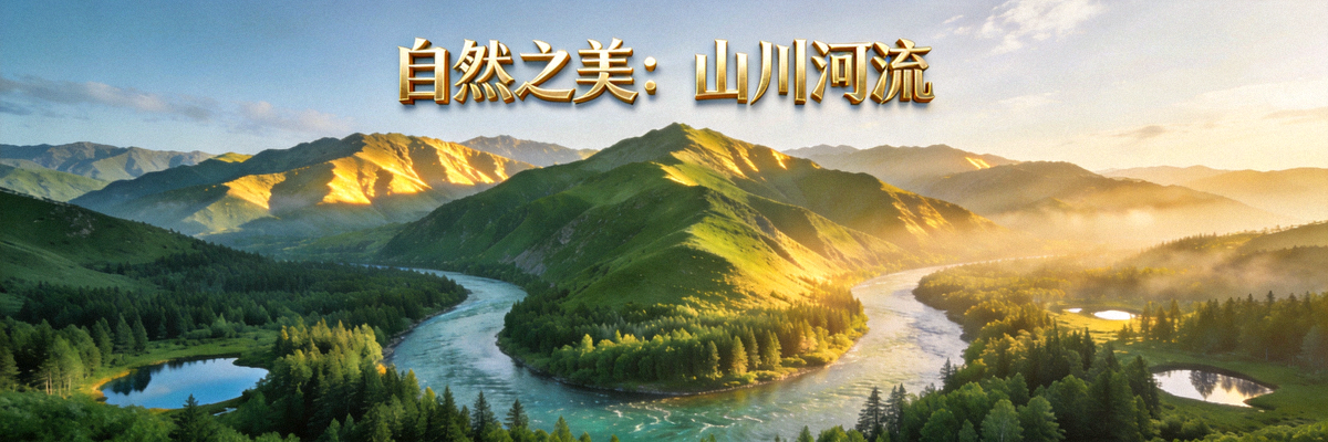 自然纪录片封面，美丽山川河流